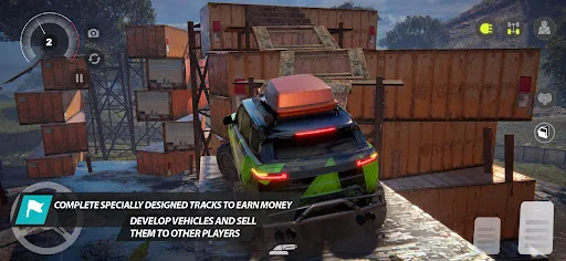 Gameplay screenshot 1 from Offroad League Online - Racing game