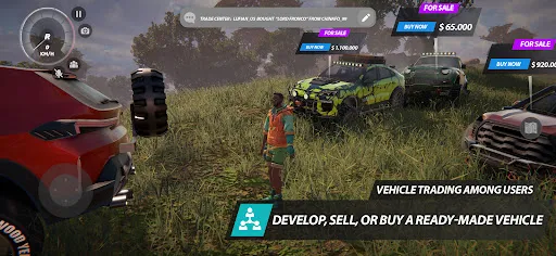 Gameplay screenshot 2 from Offroad League Online - Racing game