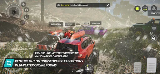 Gameplay screenshot 3 from Offroad League Online - Racing game